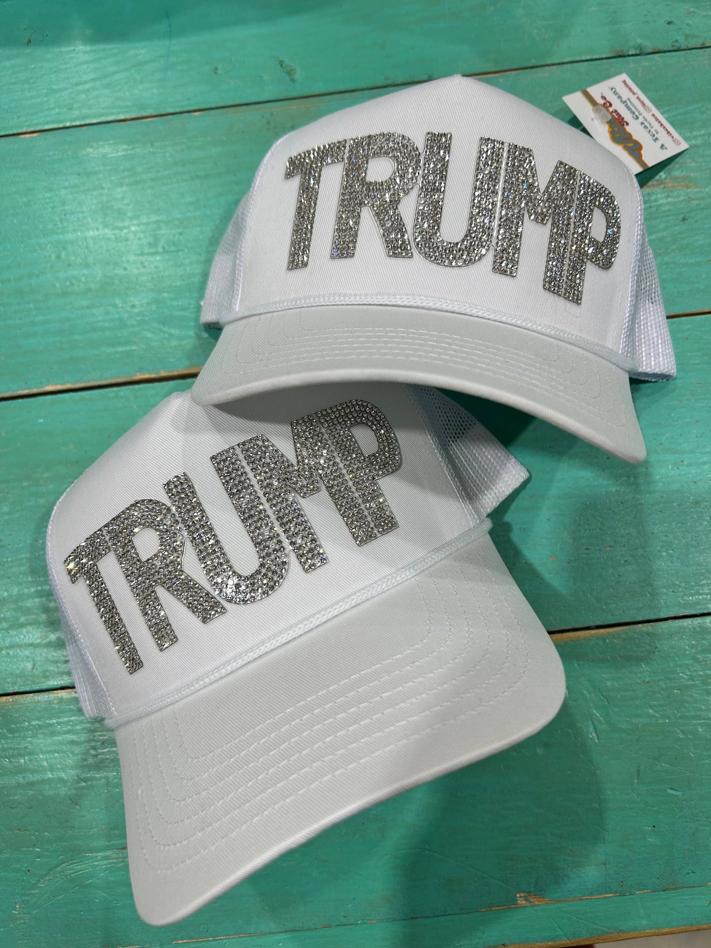 Rhinestone TRUMP Trucker | MAGA | Make America Great Again