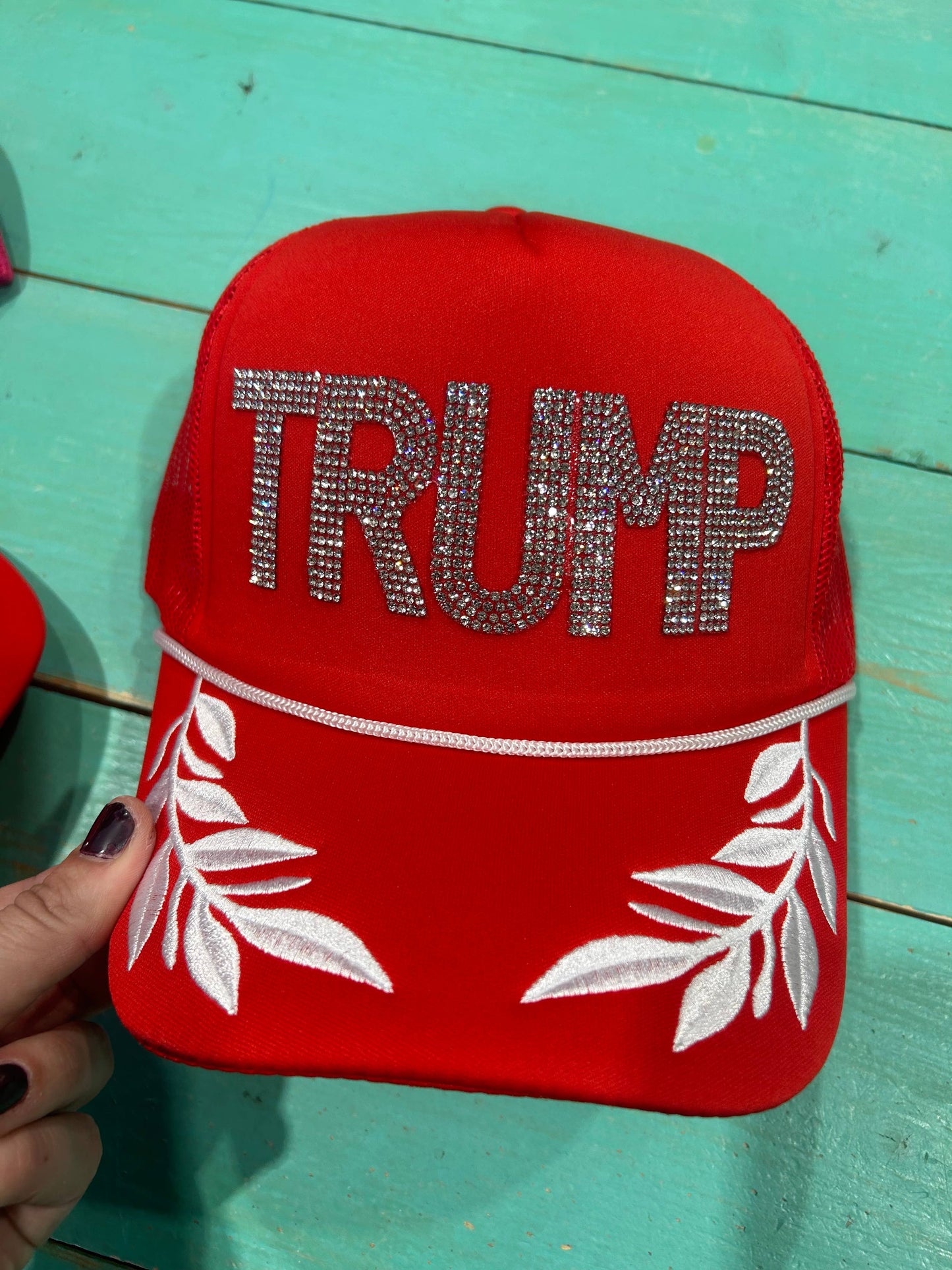 Rhinestone TRUMP Trucker | MAGA | Make America Great Again
