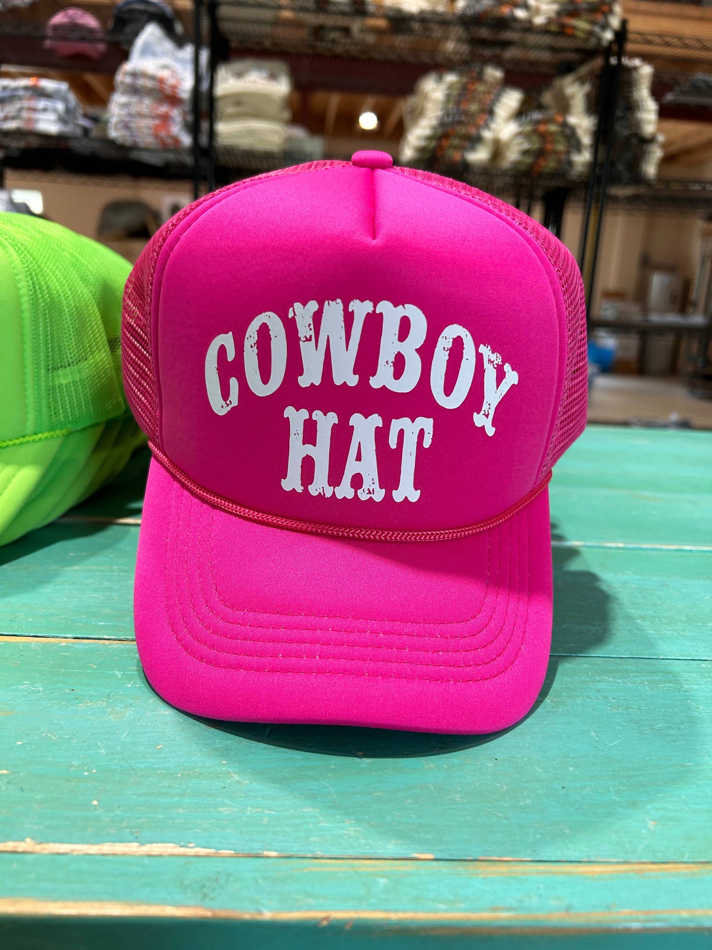 Cowboy Hat Trucker Hat | Western Cap | Rodeo Hat | Cowgirl