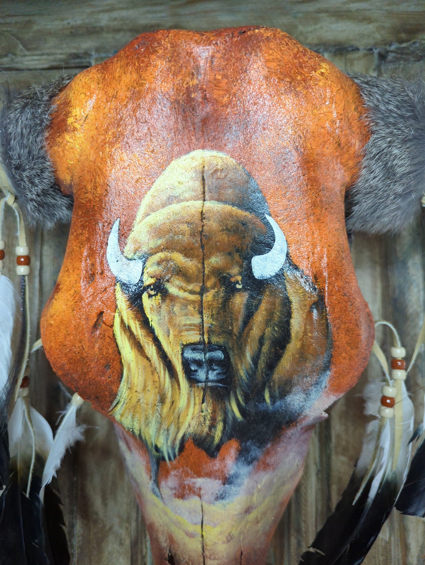 "Tatanka" Painted Cow Skull
