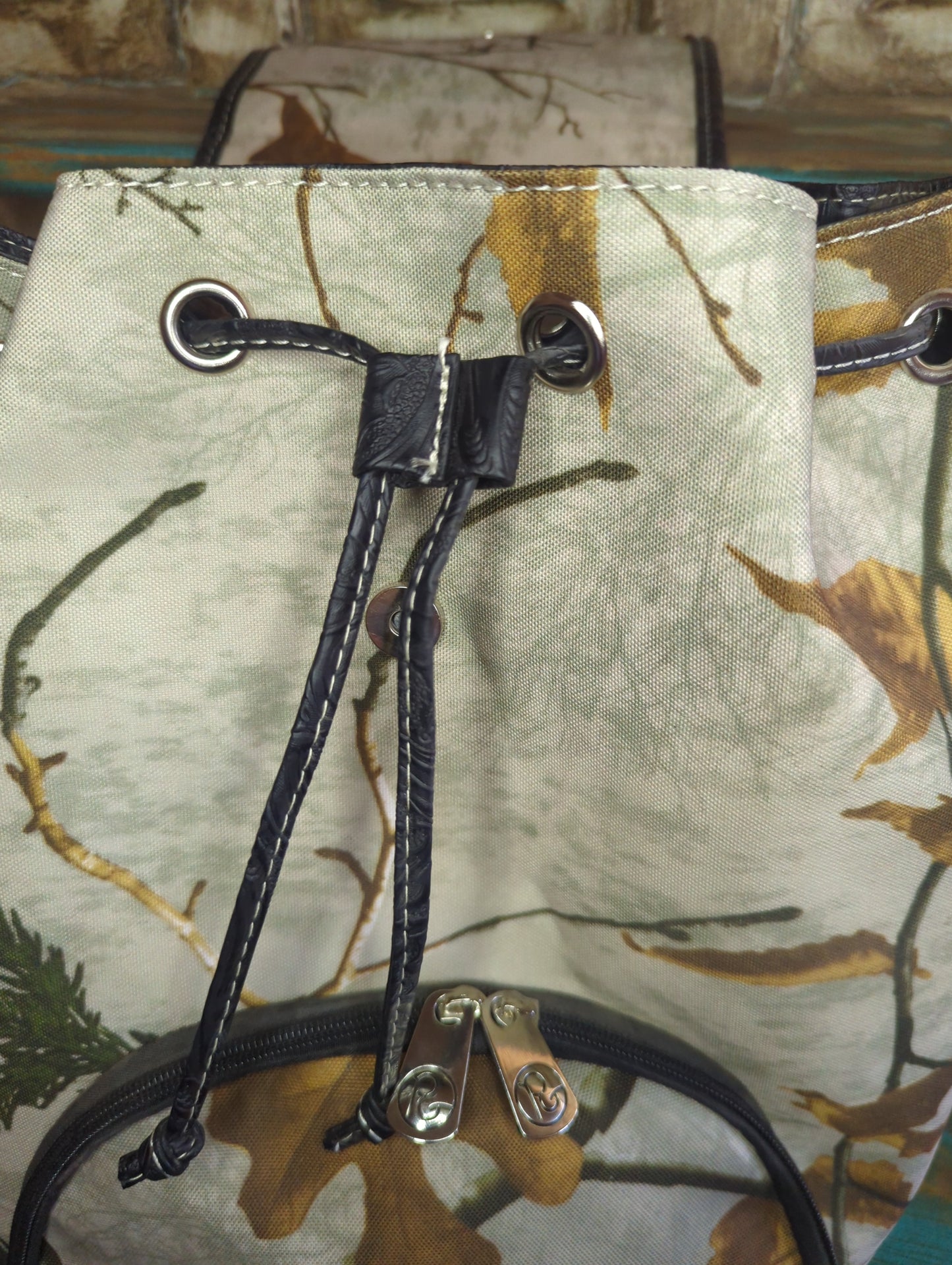 Camo Backpack/Bucket Bag