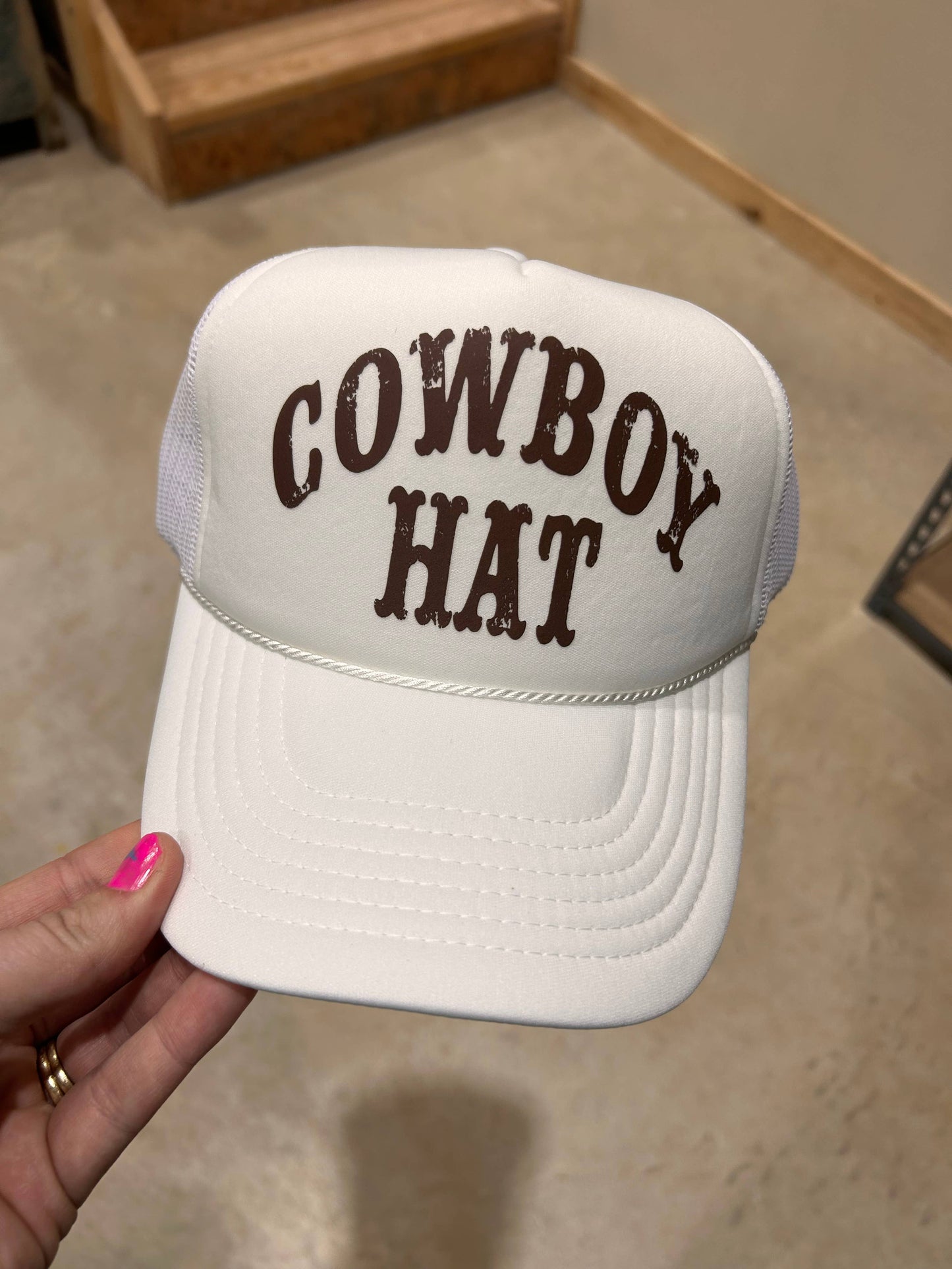 Cowboy Hat Trucker 2 | Western Cap | Rodeo Hat | Cowgirl