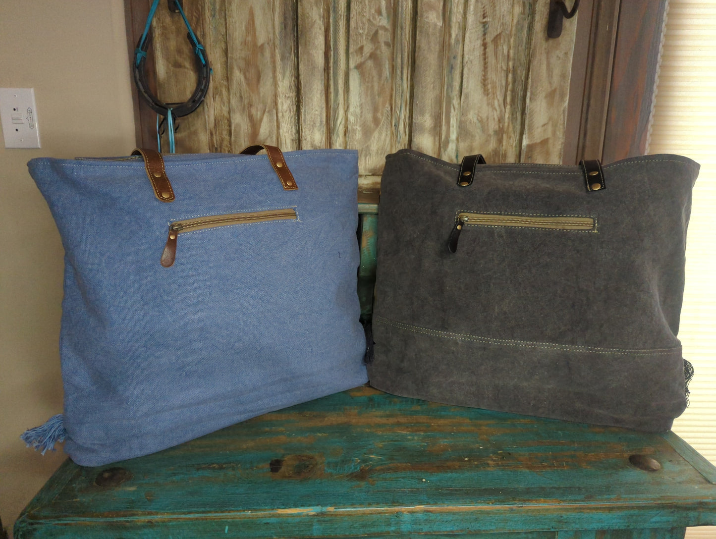 Myra Large Canvas Tote/Purse