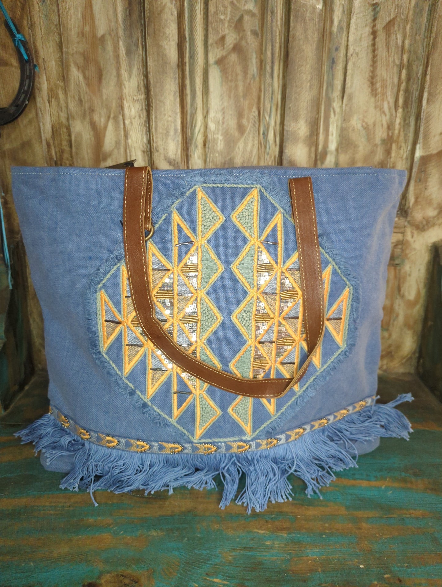 Myra Large Canvas Tote/Purse