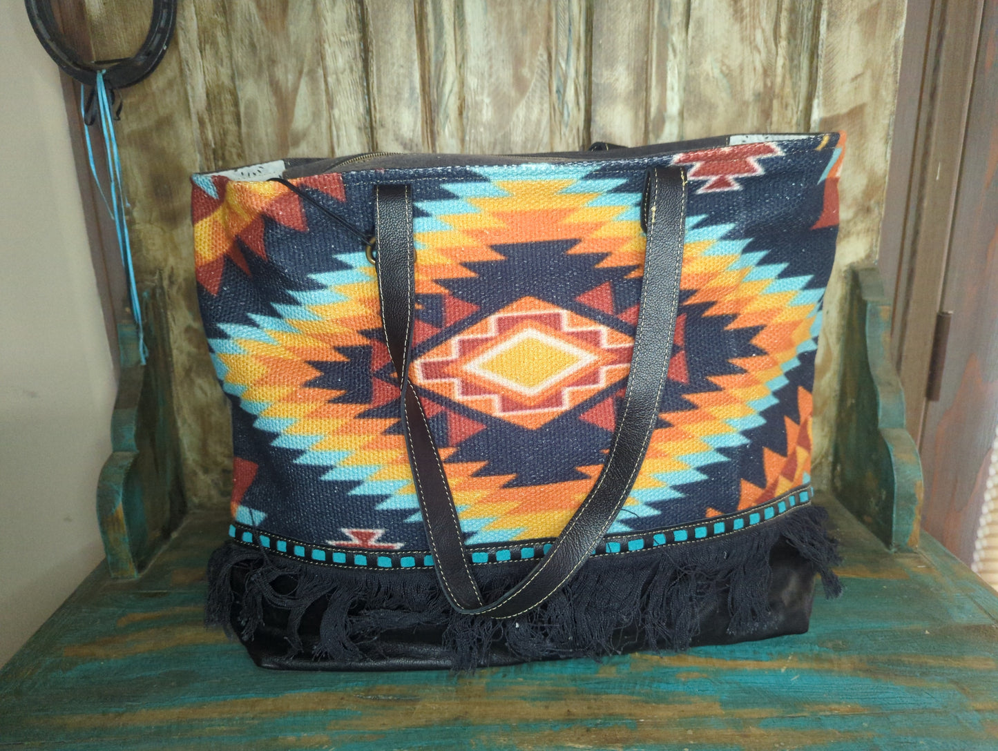 Myra Large Canvas Tote/Purse