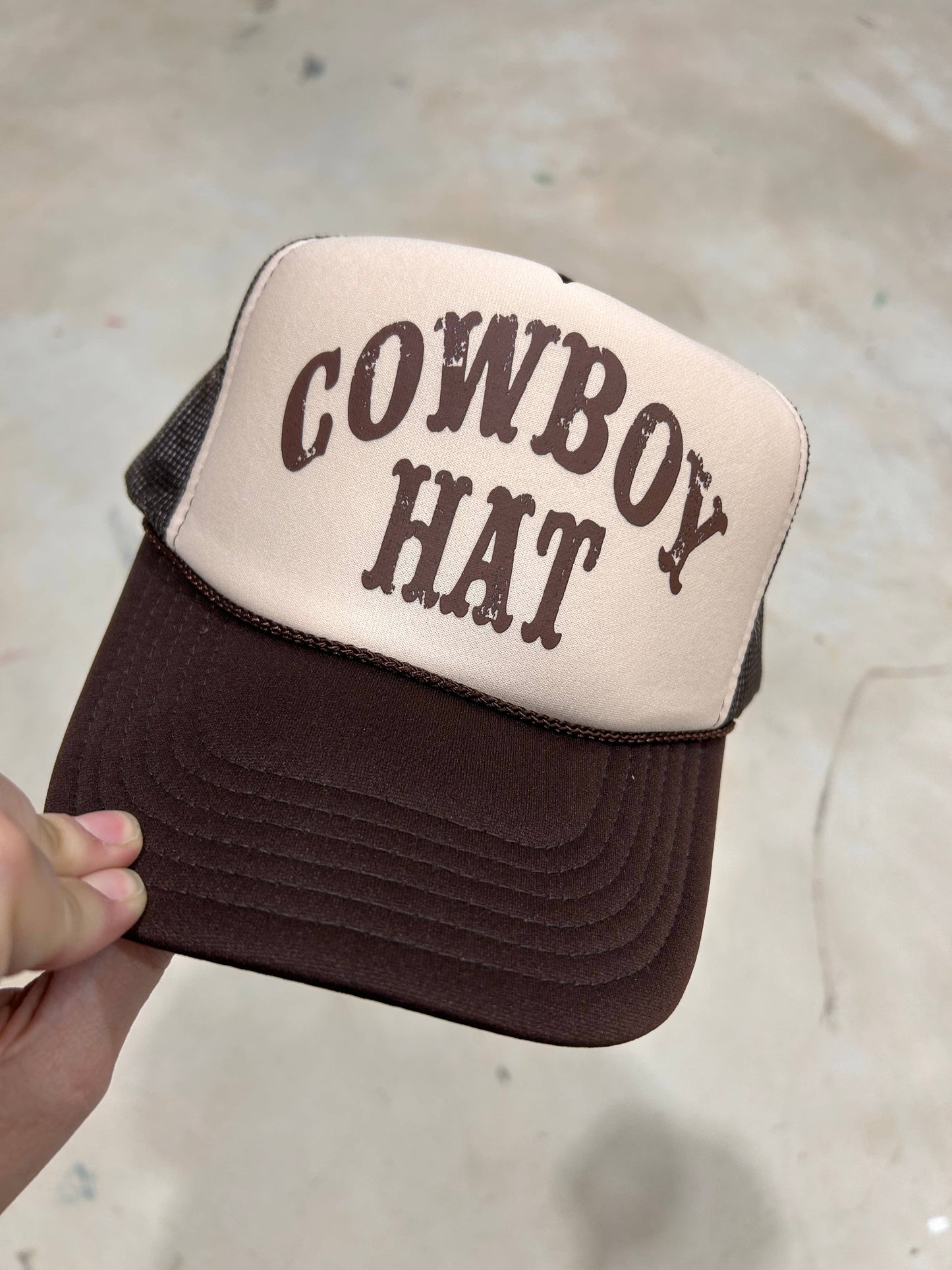 Cowboy Hat Trucker 2 | Western Cap | Rodeo Hat | Cowgirl