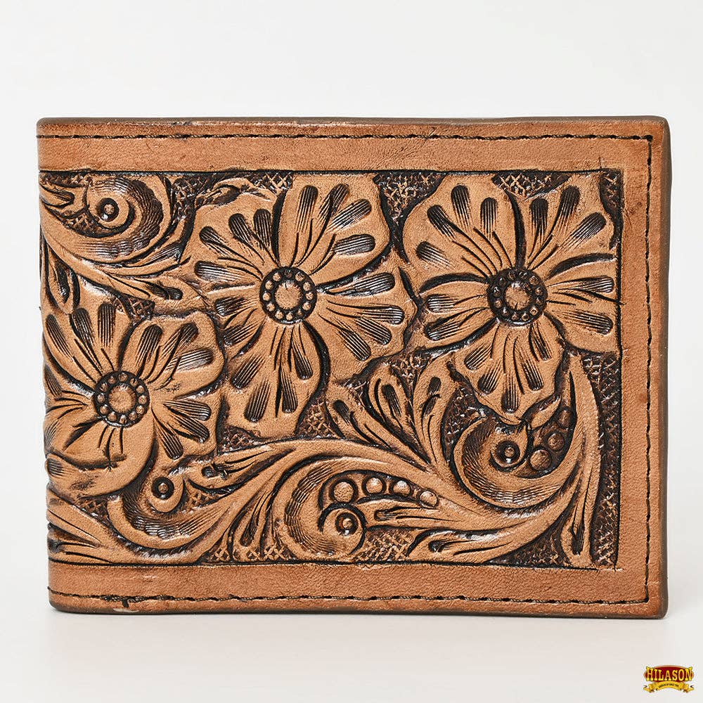 Western Rodeo Bifold Men Women American Leather Wallet