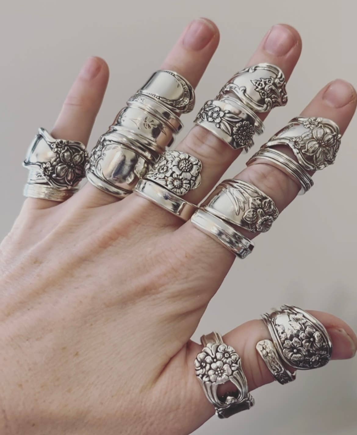 Vintage Spoon Ring Collection | Dainty & Trendy Rings