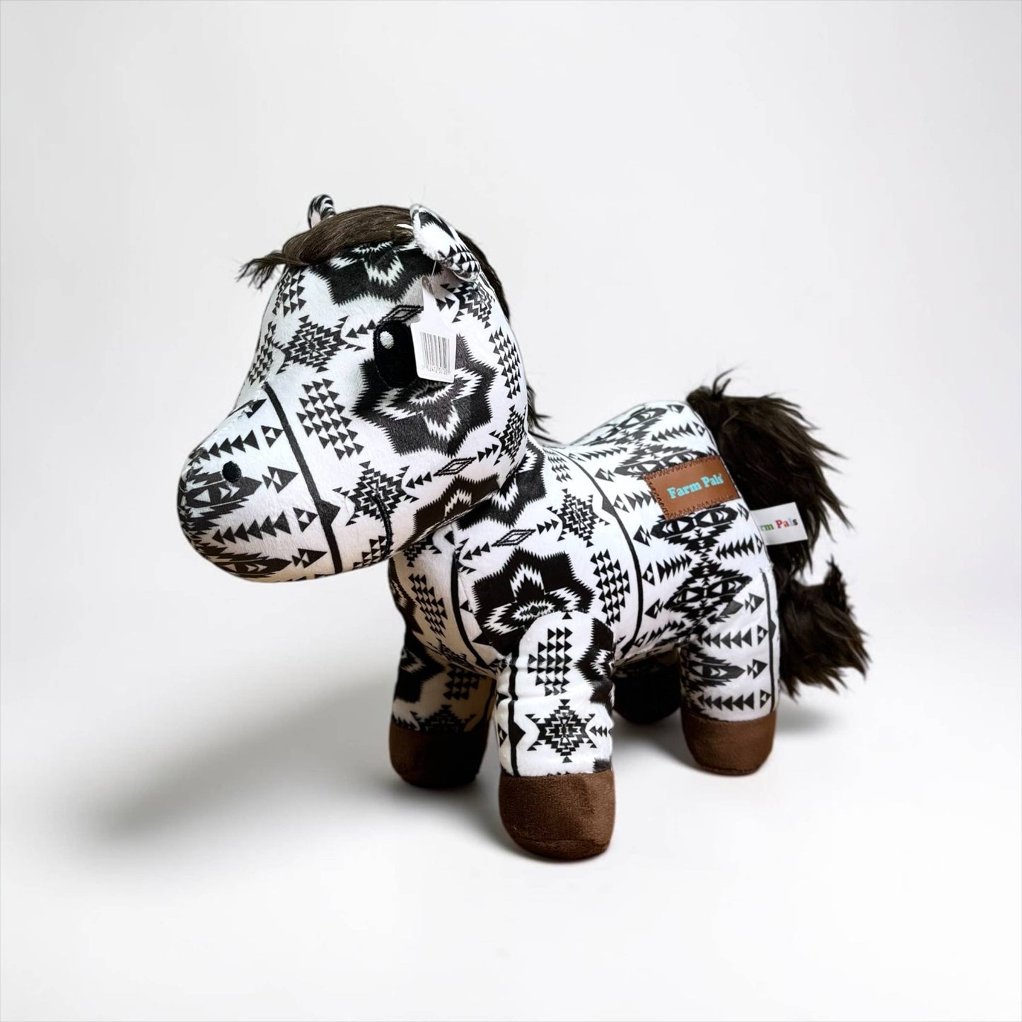 White Aztec horse - medium farm pal