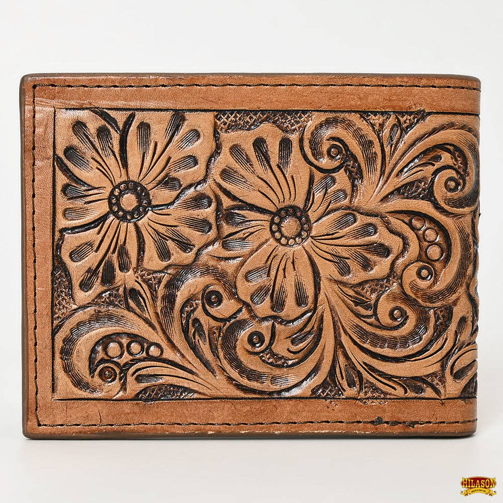 Western Rodeo Bifold Men Women American Leather Wallet