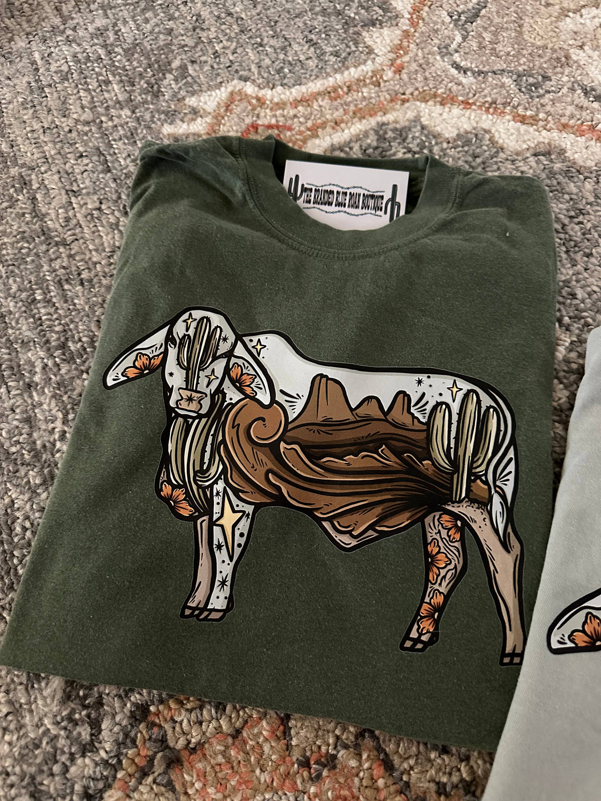 Western Brahman Cow Graphic Tee