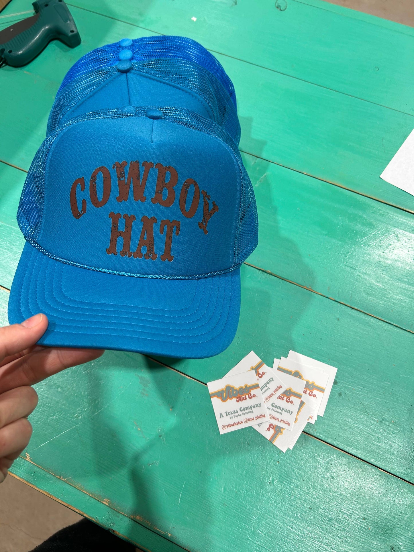 Cowboy Hat Trucker 2 | Western Cap | Rodeo Hat | Cowgirl