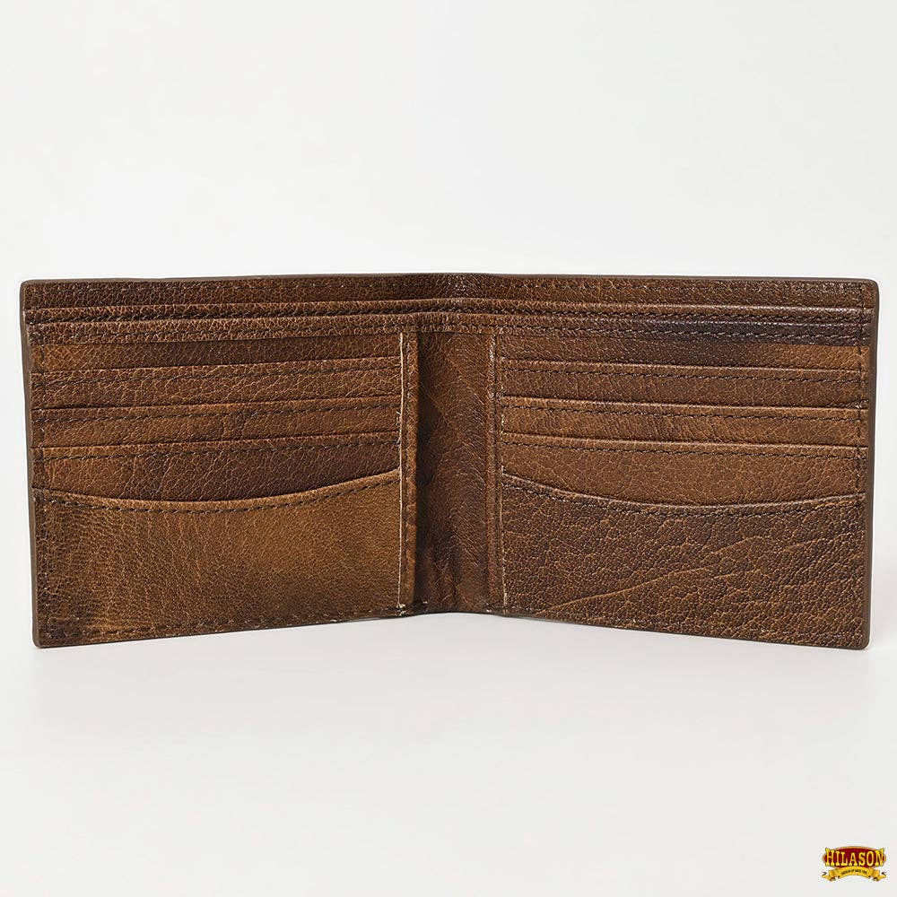 Western Rodeo Bifold Men Women American Leather Wallet