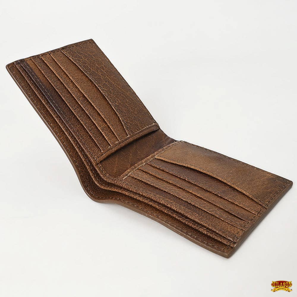 Western Rodeo Bifold Men Women American Leather Wallet