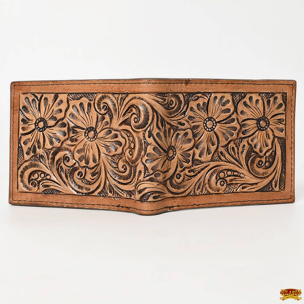 Western Rodeo Bifold Men Women American Leather Wallet