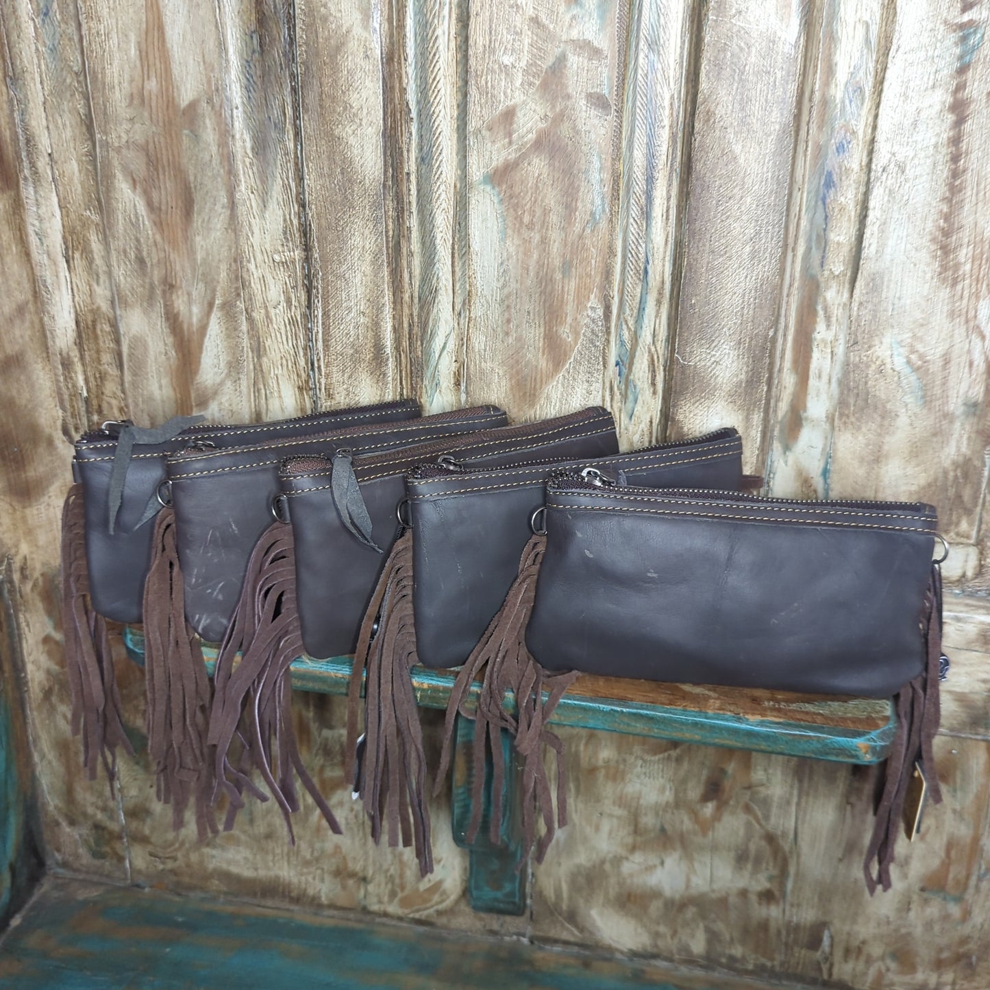 Cowhide Fringe Wallet