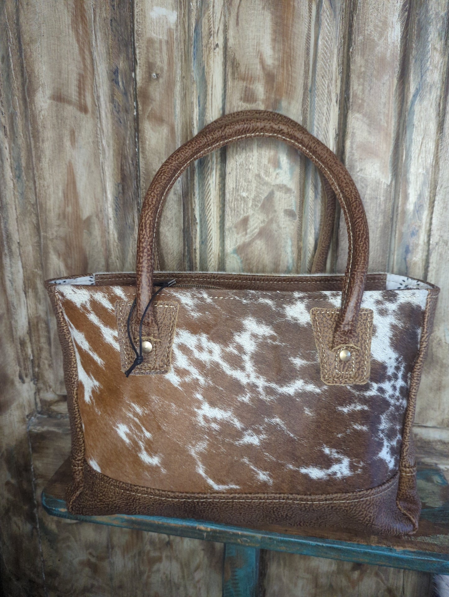 Myra Small Hair-on Tote/Purse