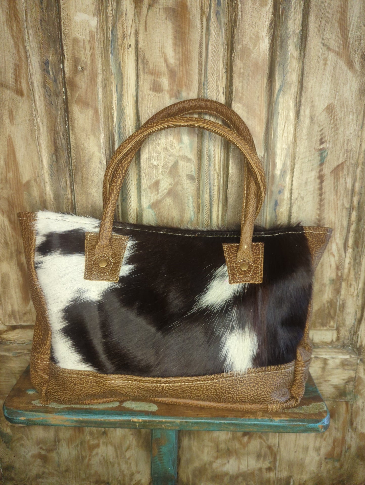 Myra Small Hair-on Tote/Purse