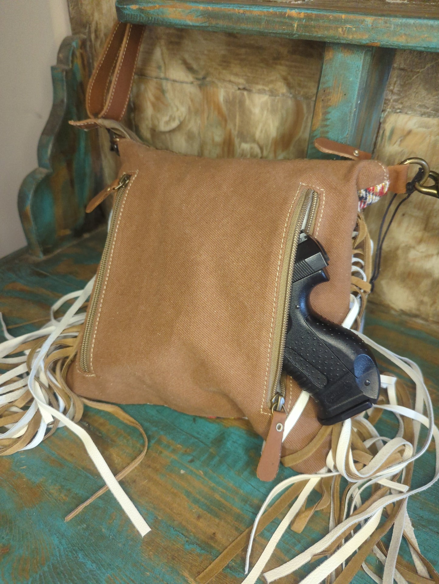 Myra Fringe Concealed Carry Purse