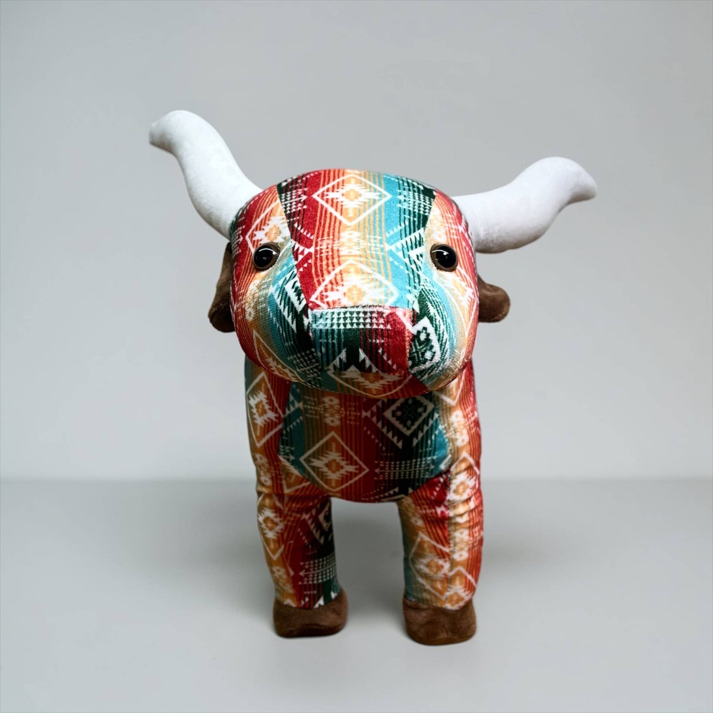 Tricolor Aztec longhorn- medium farm pal 