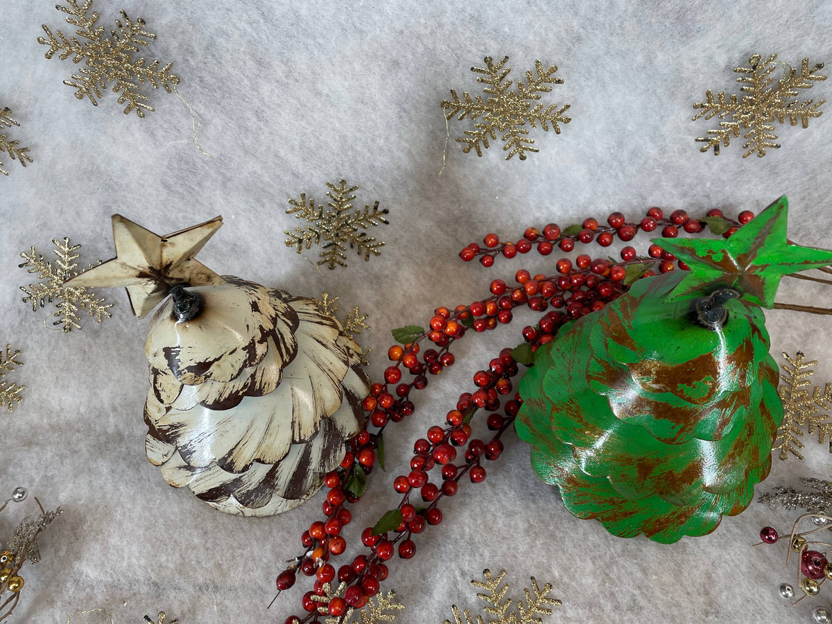 Skirty Christmas Tree-Two Colors-Mini-So Cute-13 inches