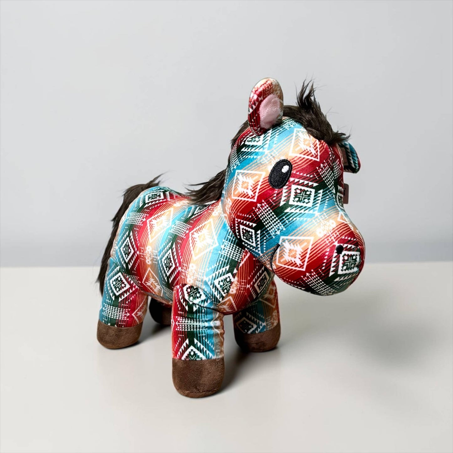 Tricolor Aztec horse - medium farm pal 
