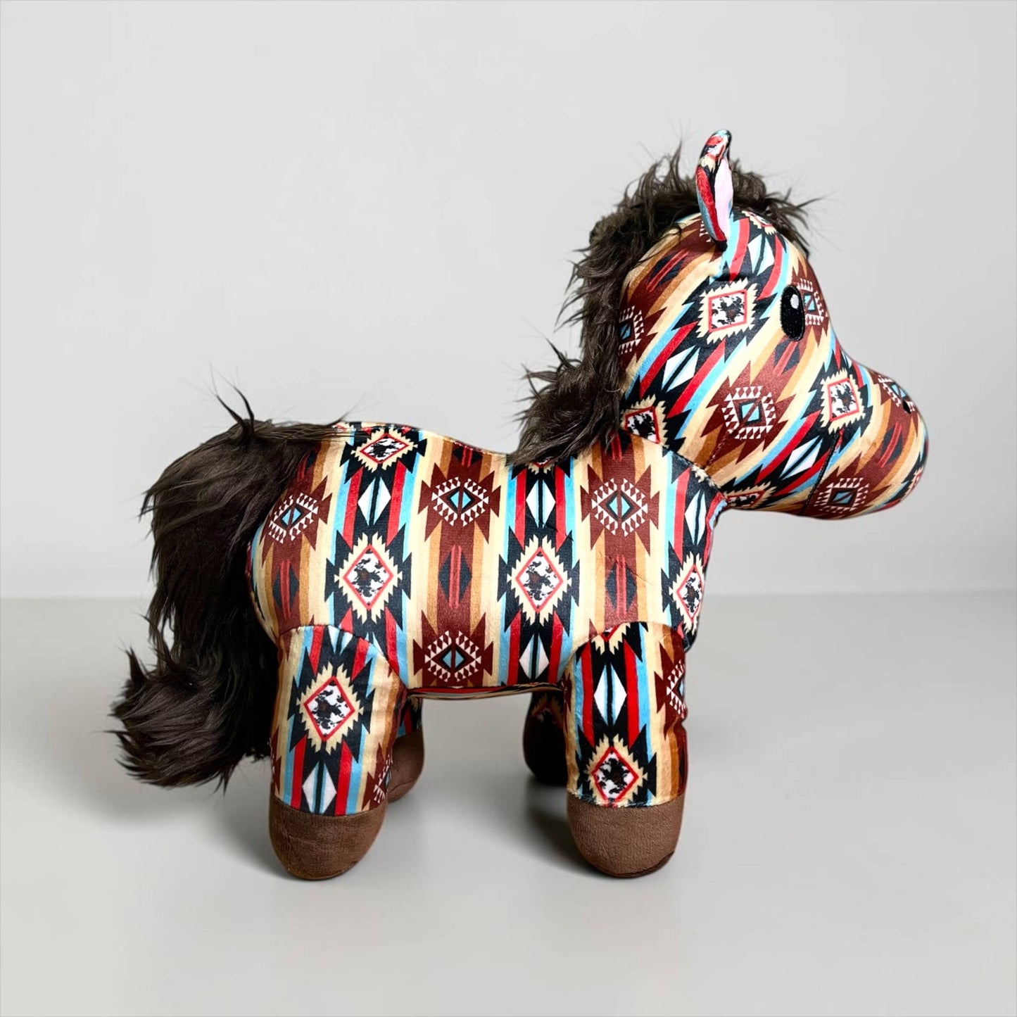 Orange Aztec horse - medium farm pal 