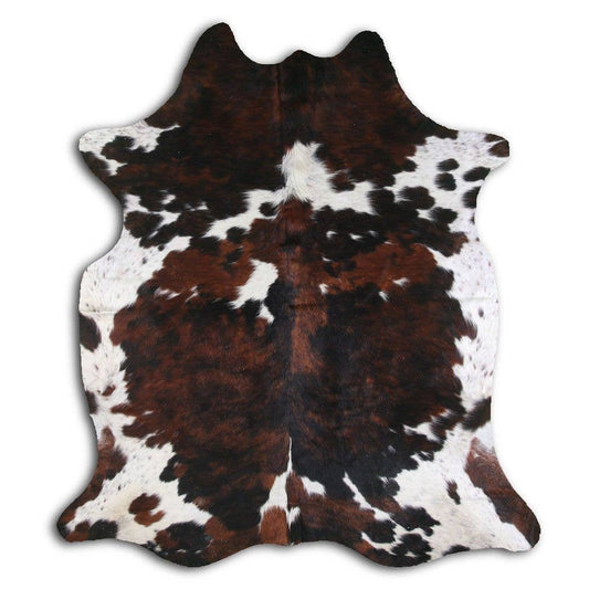 Exotic Tricolor Jumbo Cowhide Size 7-8 ft big