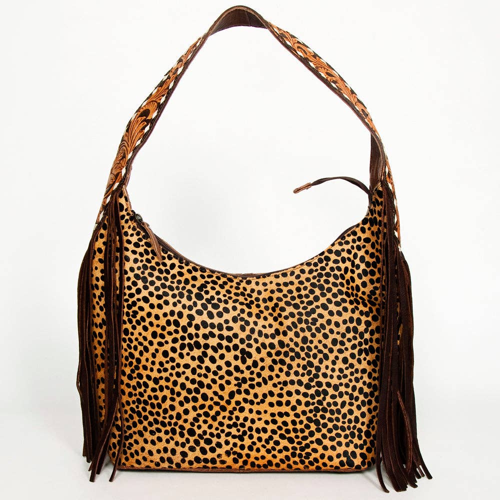 LC-ADBG803P Hobo Hair On Genuine Western Leather Women Bag