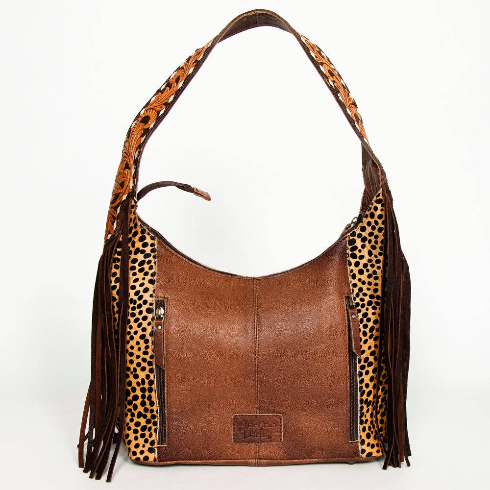 LC-ADBG803P Hobo Hair On Genuine Western Leather Women Bag