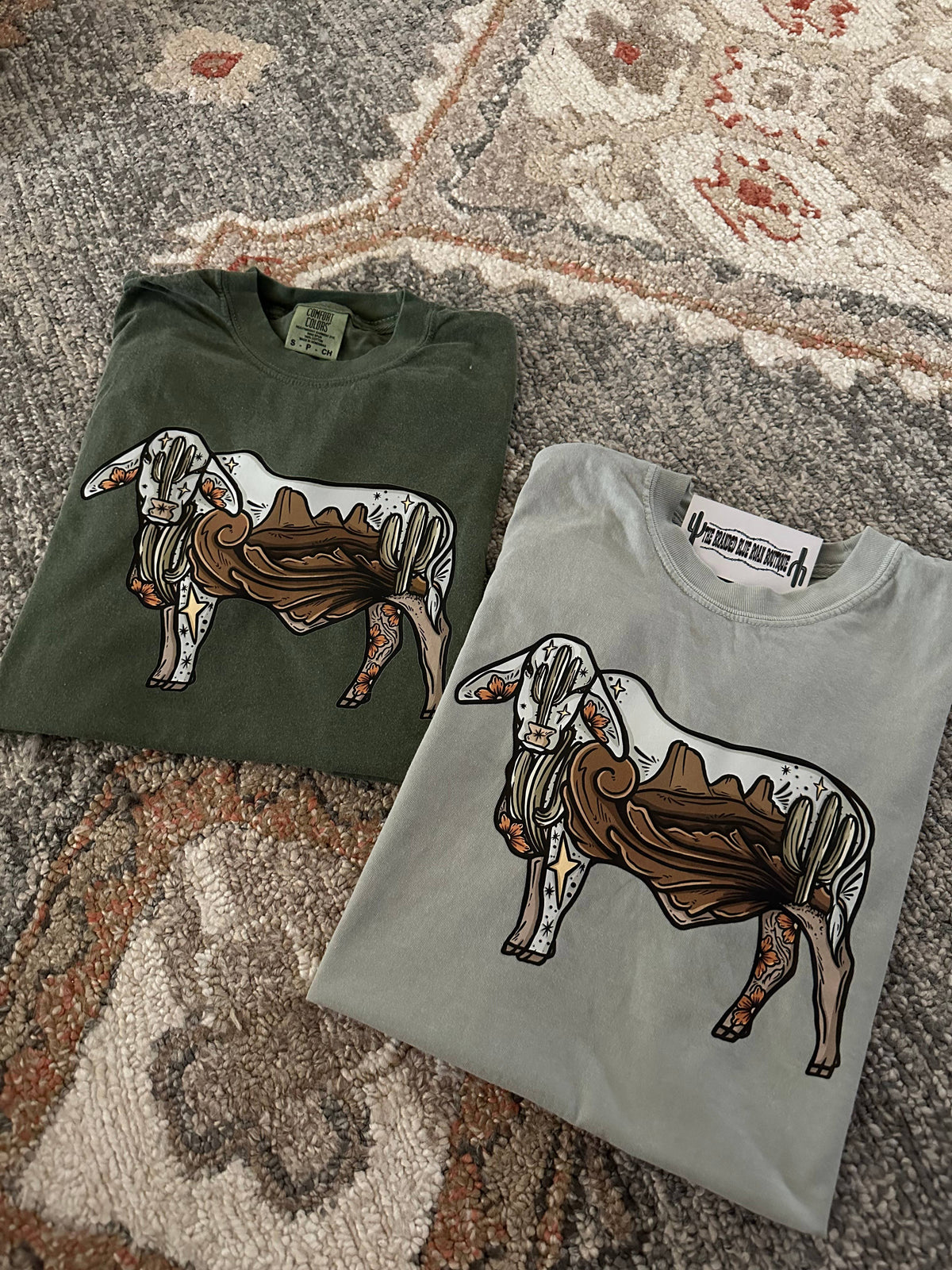 Western Brahman Cow Graphic Tee