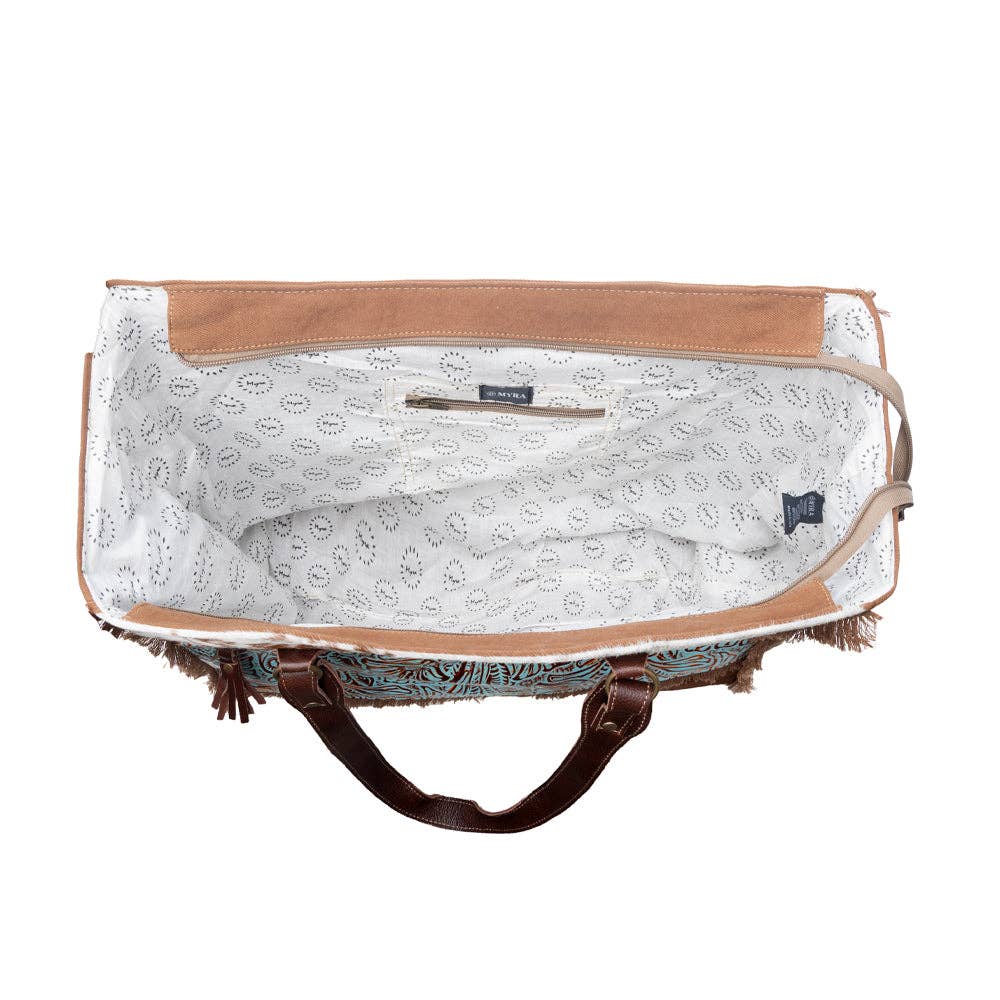JUNIPER CANVAS AND HAIRON BAG