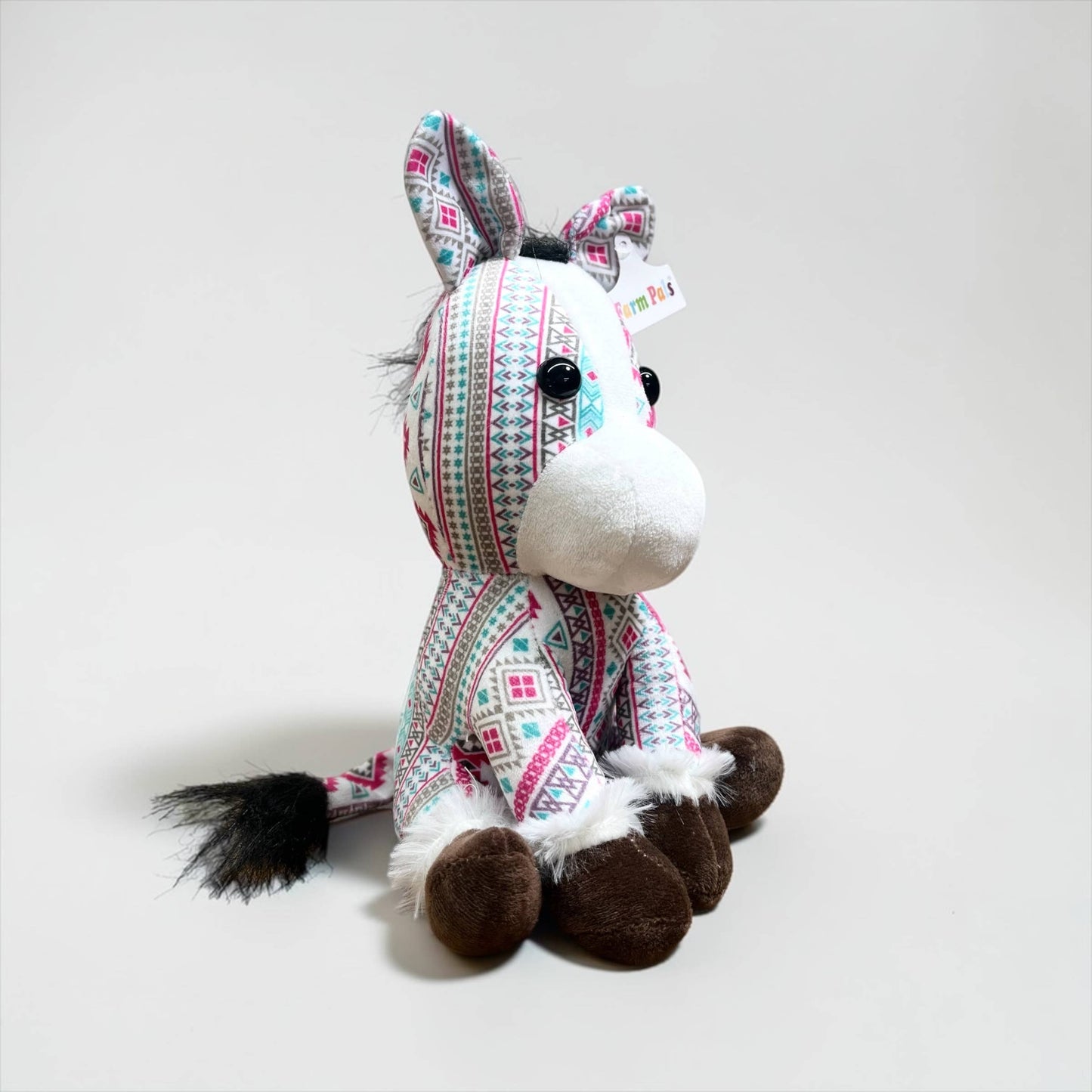 Pink Aztec horse - medium farm pal