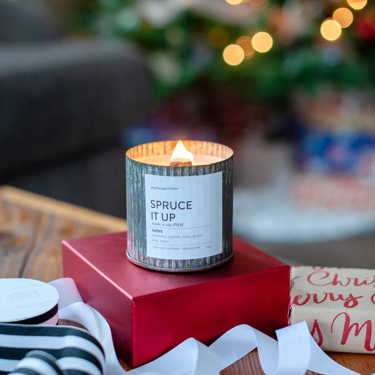 Best Friend Rustic Vintage Farmhouse Wood Wick Candle