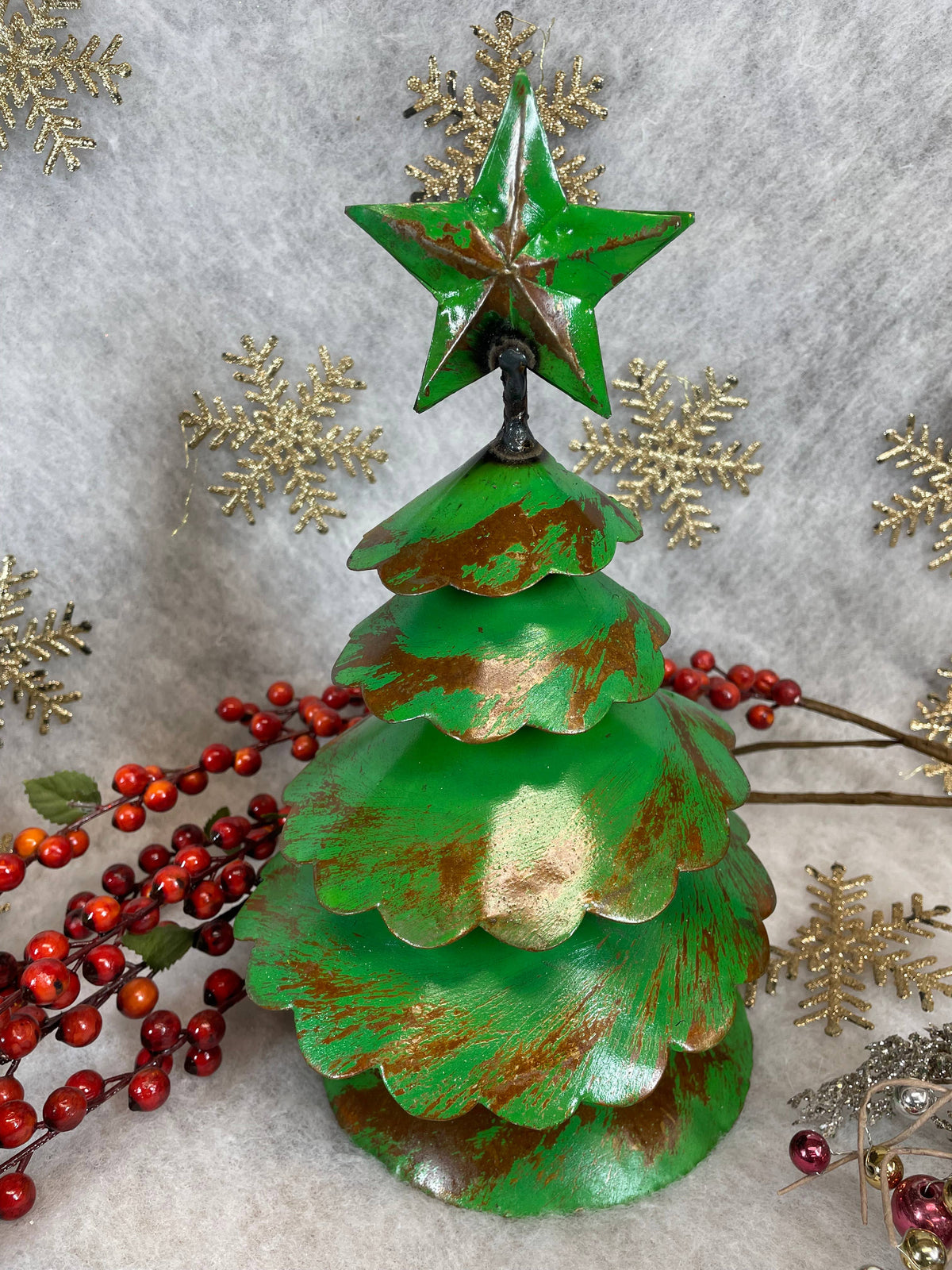 Skirty Christmas Tree-Two Colors-Mini-So Cute-13 inches
