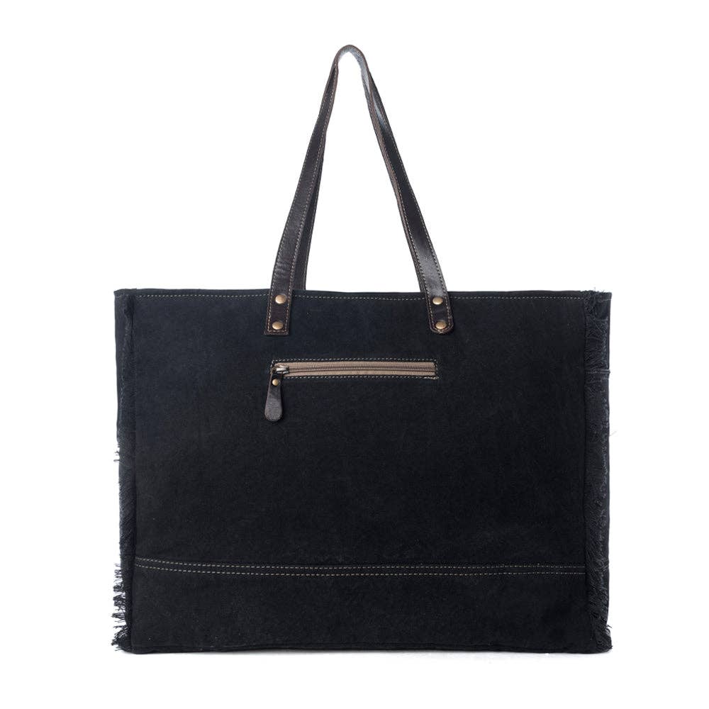 Sea Grass Canvas & Hairon Bag