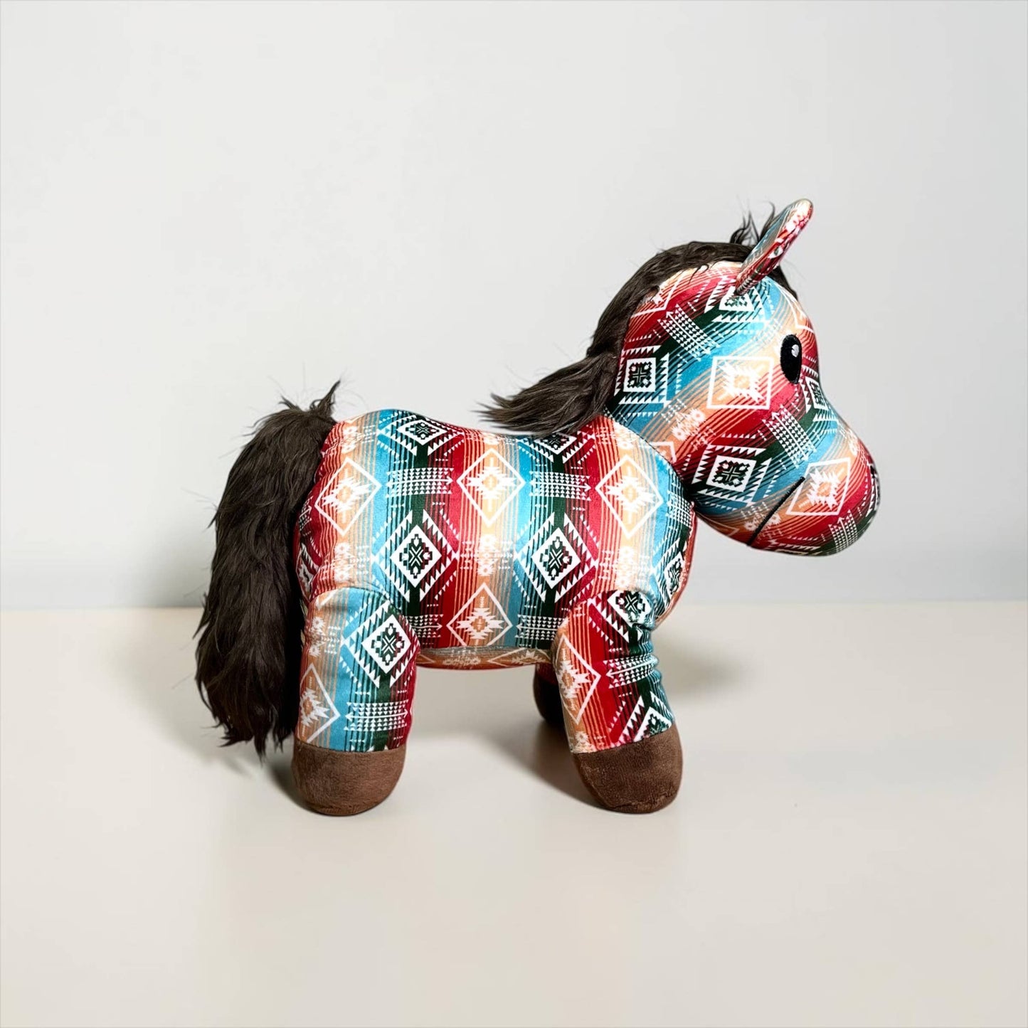 Tricolor Aztec horse - medium farm pal 