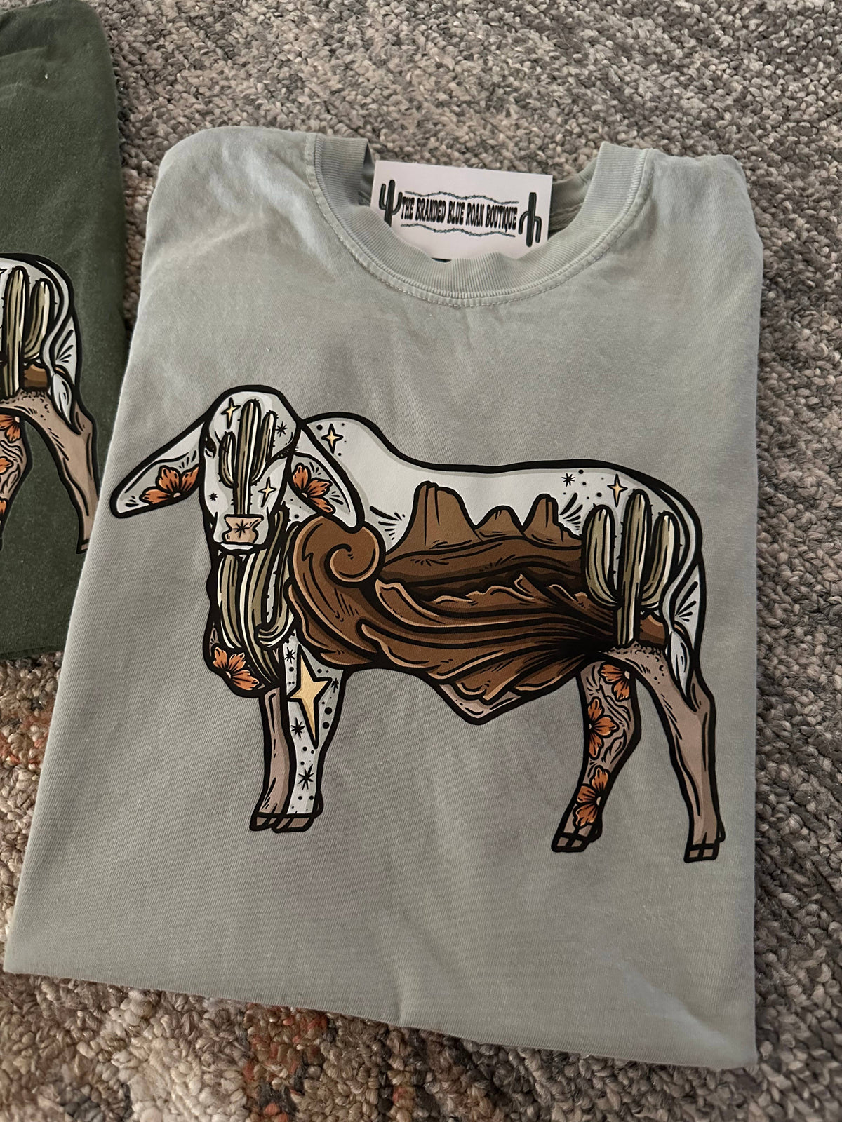 Western Brahman Cow Graphic Tee