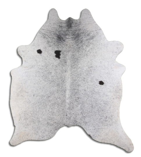 A Grade - Salt & Pepper Black - Brazilian Cowhide Rug