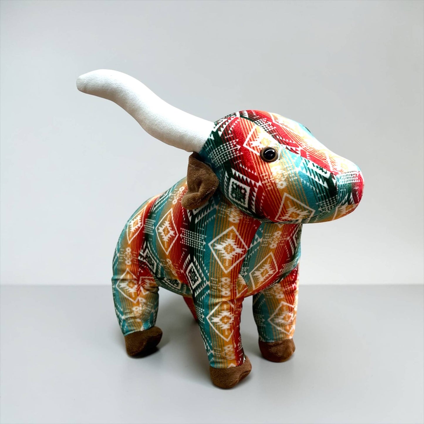 Tricolor Aztec longhorn- medium farm pal 