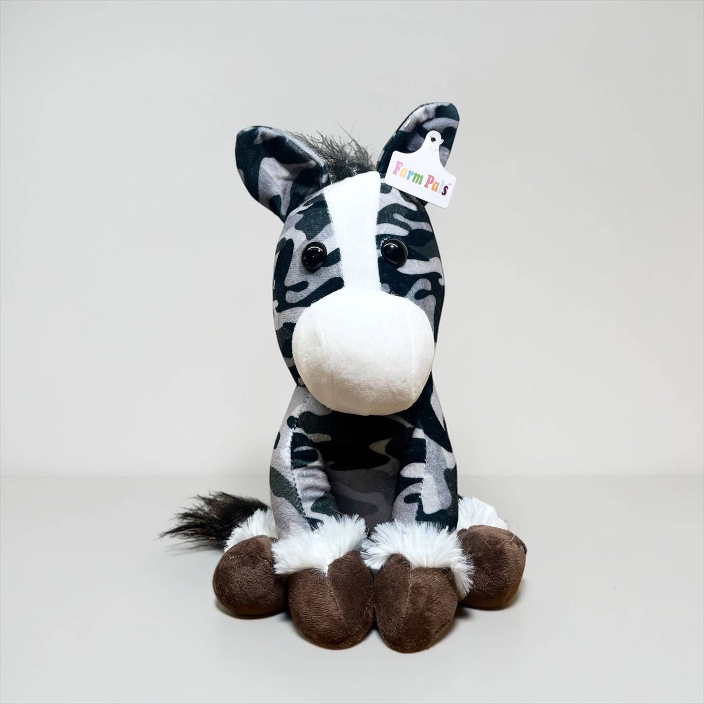 Gray camo horse - medium farm pal 
