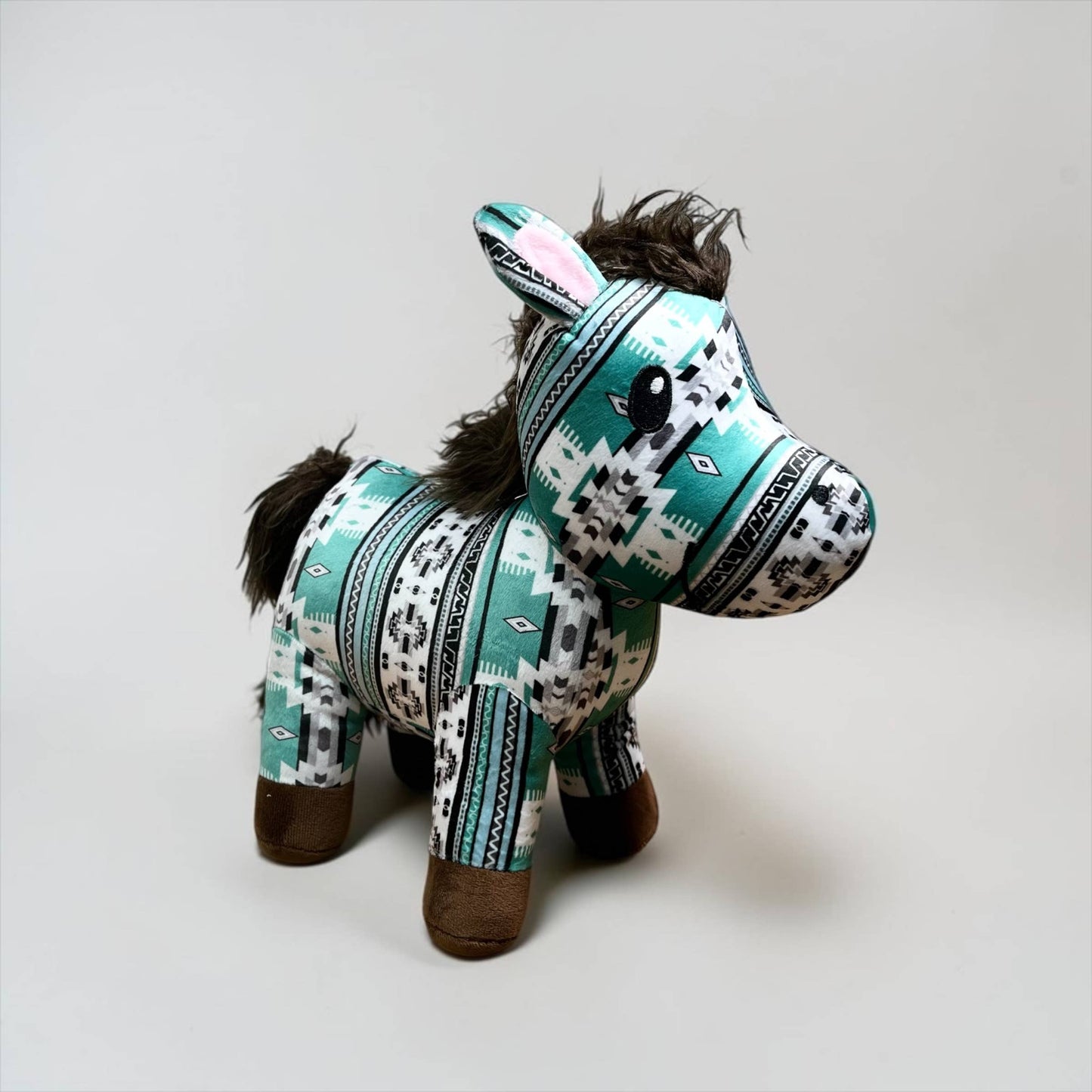 Green Aztec horse - medium farm pal 