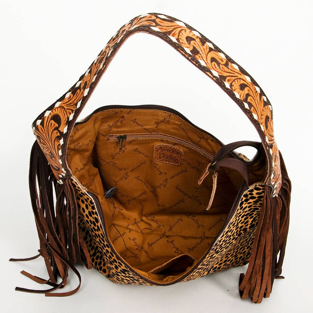 LC-ADBG803P Hobo Hair On Genuine Western Leather Women Bag