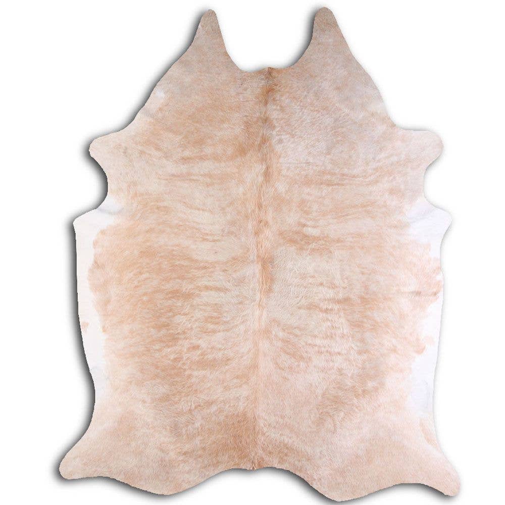 Light Beige Brindle Jumbo Cowhide Size 7-8 ft big