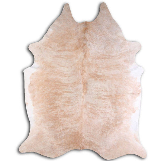 Light Beige Brindle Jumbo Cowhide Size 7-8 ft big