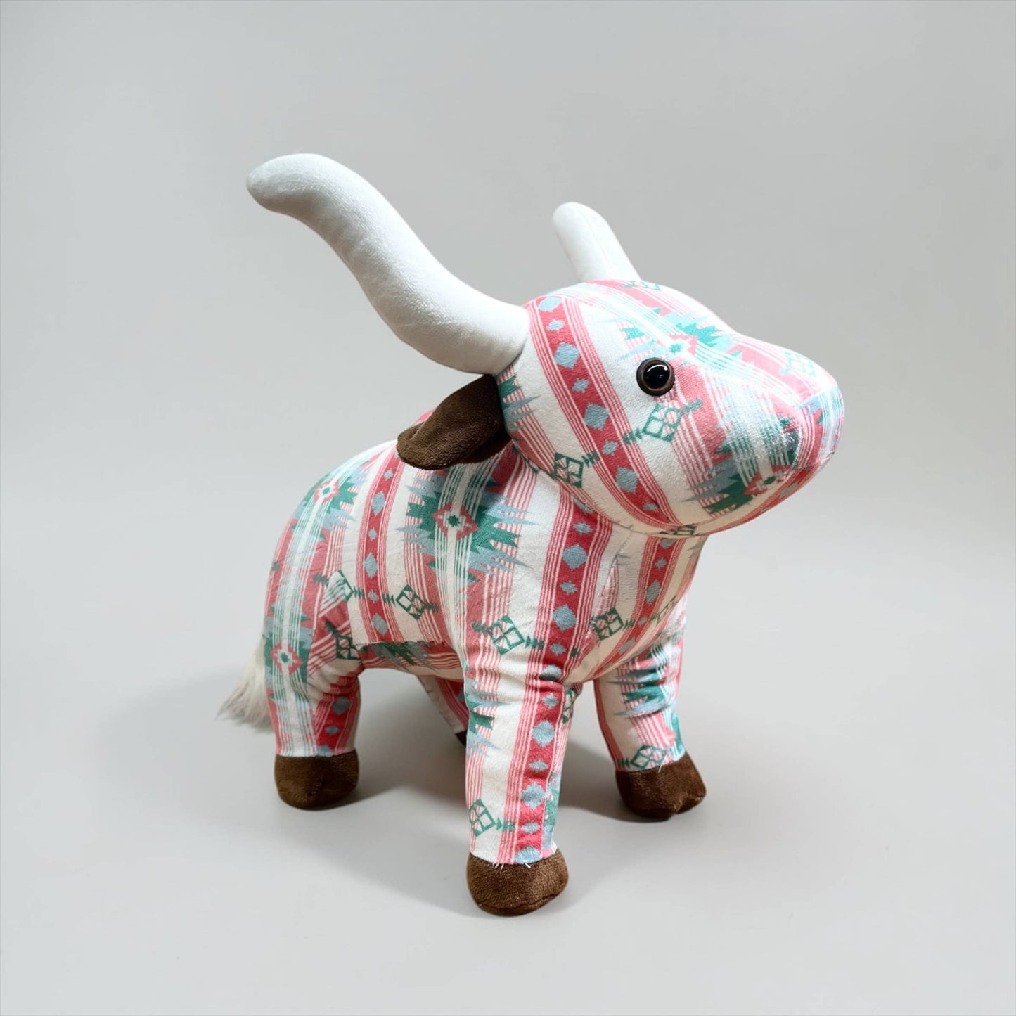 Pink Aztec longhorn- medium farm pal 