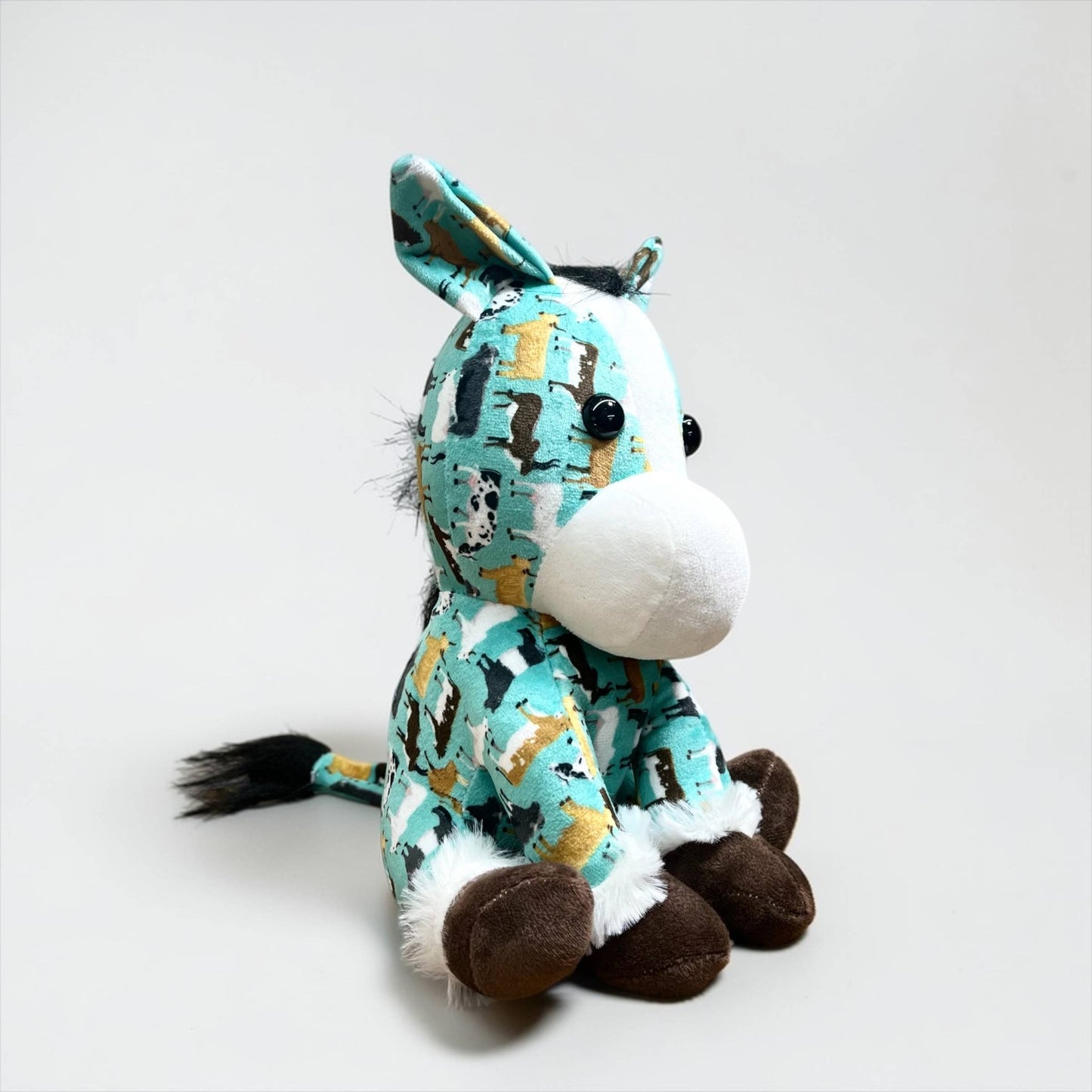 Cows turquoise horse - medium farm pal 