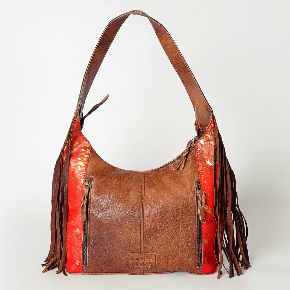 LC-ADBG803P Hobo Hair On Genuine Western Leather Women Bag
