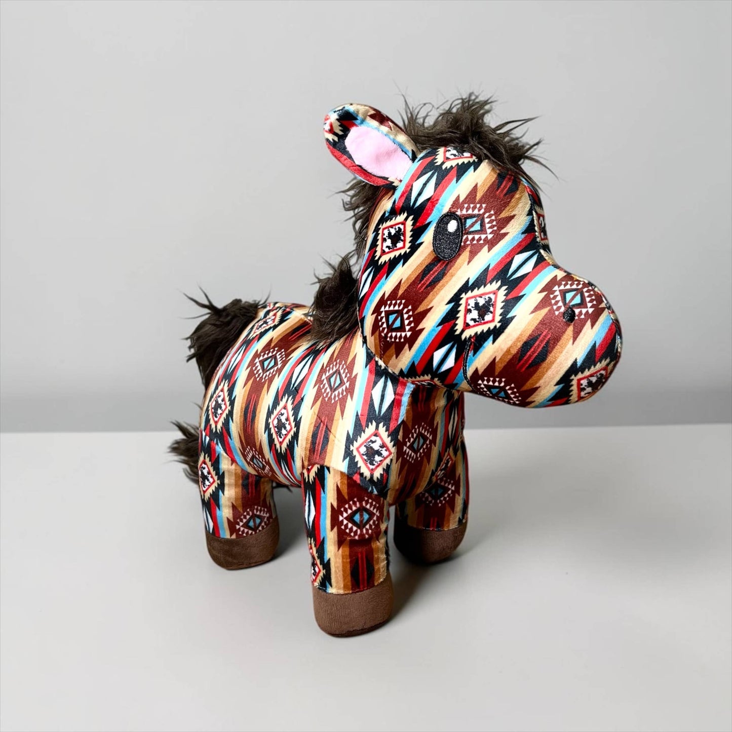 Orange Aztec horse - medium farm pal 