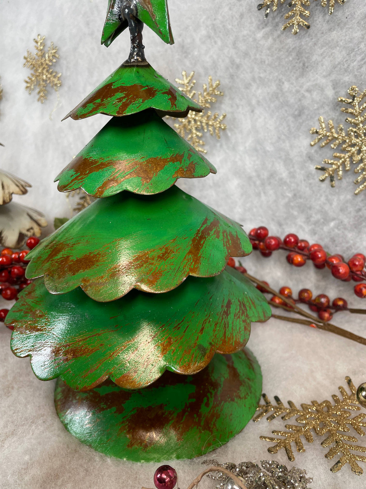Skirty Christmas Tree-Two Colors-Mini-So Cute-13 inches